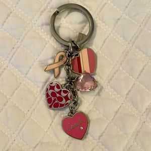 Coach Breast Cancer Keychain